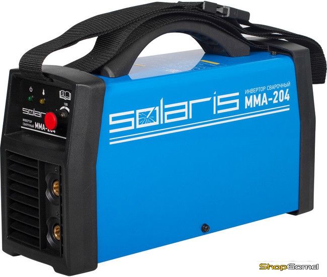 Инвертор сварочный Solaris MMA-204 + AK (220В,5-200А)