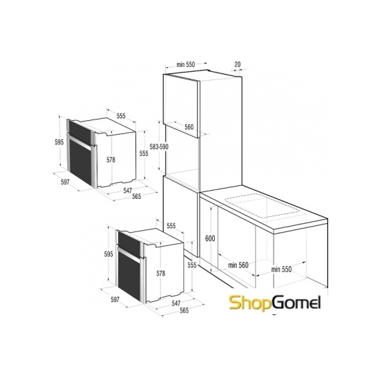 Духовой шкаф Gorenje BO5322MX