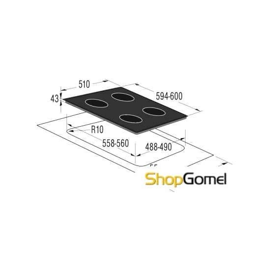 Варочная панель Gorenje ECD615BX