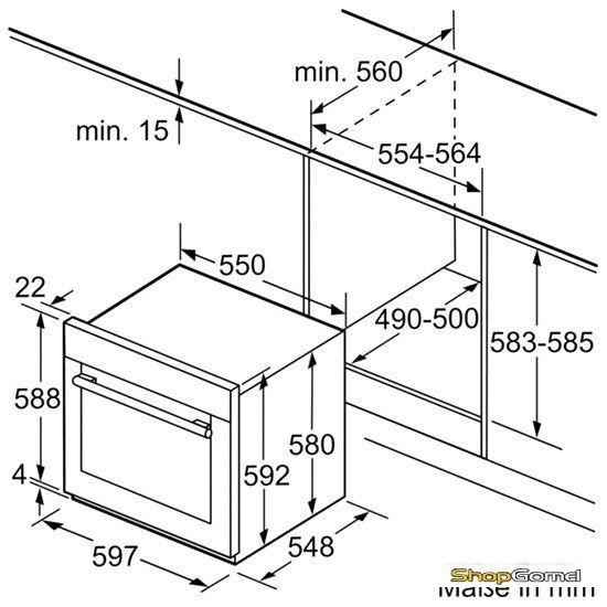 Духовой шкаф Bosch HBN6EI231