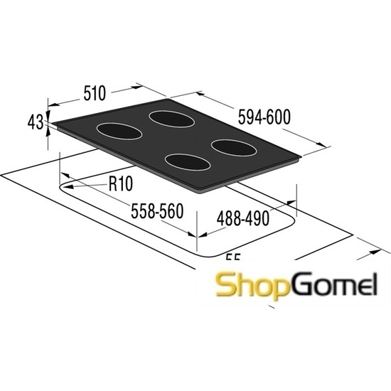 Варочная панель Gorenje ECD620BX