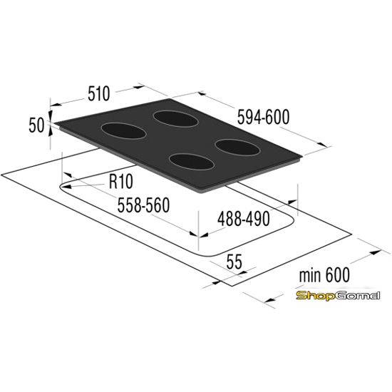 Варочная панель Gorenje ECT650CP