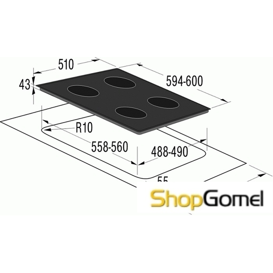 Варочная панель Gorenje ECD62W