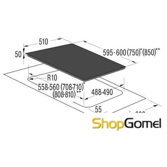 Варочная панель Gorenje ECT680X