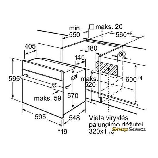 Электрический духовой шкаф bosch hba63u351s