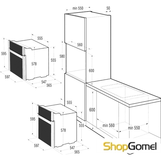 Духовой шкаф Gorenje BO5333BX