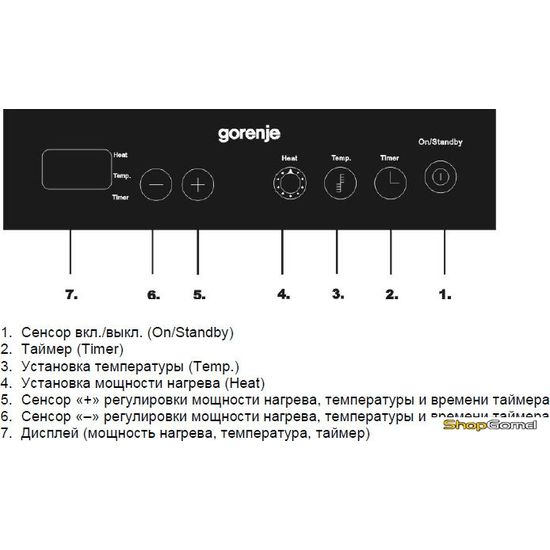 Настольная плита Gorenje IC2000SP