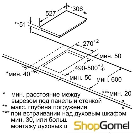 Варочная поверхность Bosch PIE375N14E