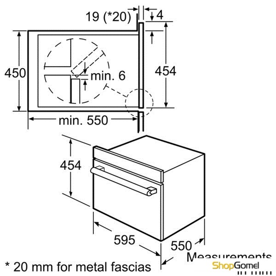 Духовой шкаф Bosch HBC36D764