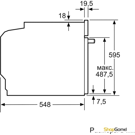 Духовой шкаф Bosch HBG675BW1