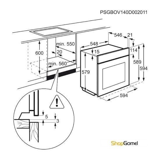 Духовой шкаф Electrolux EEB8585POX