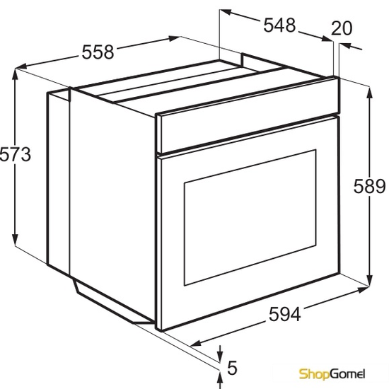 Духовой шкаф Electrolux EOA45651OX