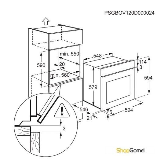 Духовой шкаф Electrolux EOA5551DOX