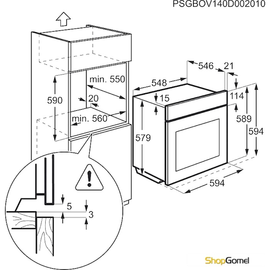 Духовой шкаф Electrolux EOA95551AX