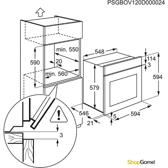 Духовой шкаф Electrolux EOB8956VAX