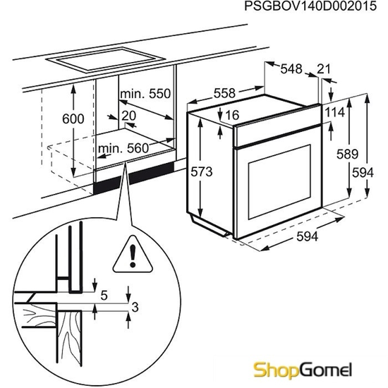 Духовой шкаф Electrolux EOB93434AK