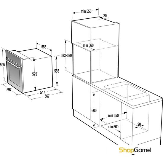 Духовой шкаф Gorenje BO615E20BG-M