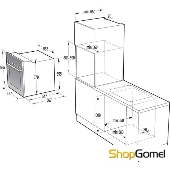 Духовой шкаф Gorenje BO636E20XG