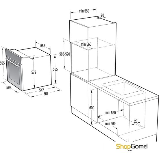Духовой шкаф Gorenje BO647A30XG