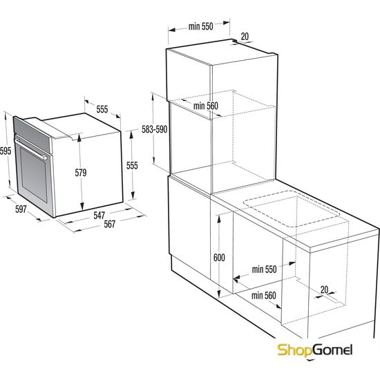 Духовой шкаф Gorenje BO647A41XG