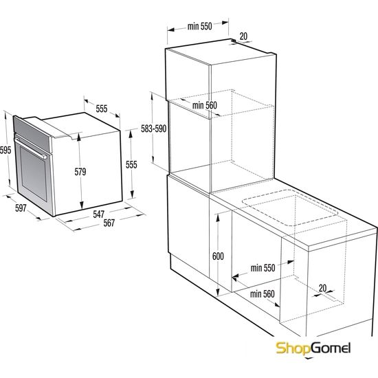 Духовой шкаф Gorenje BO658A31XG