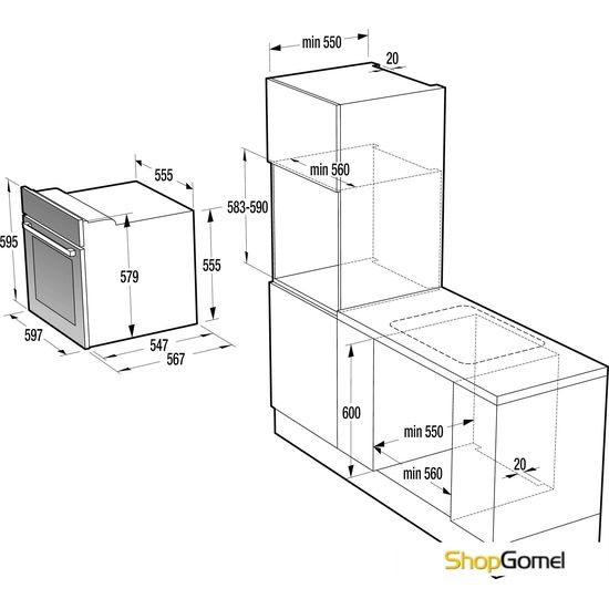 Духовой шкаф Gorenje BO658A42XG