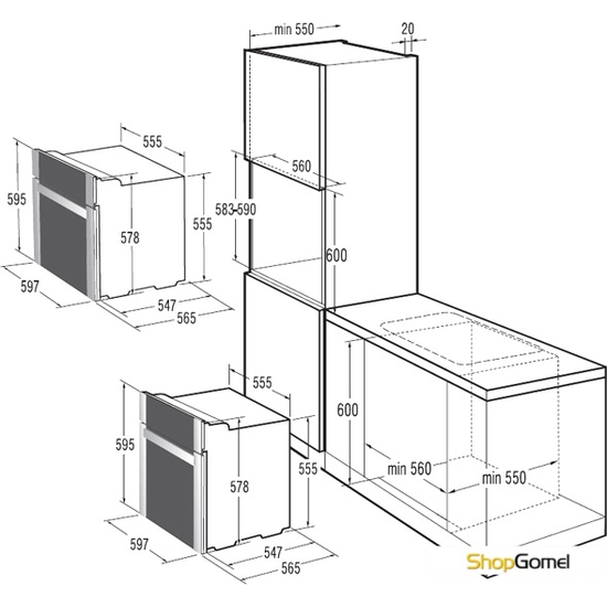 Духовой шкаф Gorenje BO731CLI