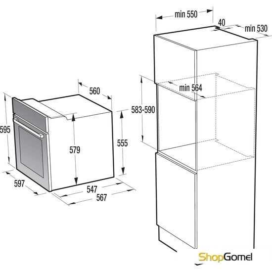 Духовой шкаф Gorenje BOP637E20XG