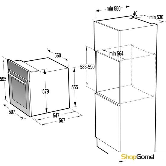 Духовой шкаф Gorenje BOP637ST