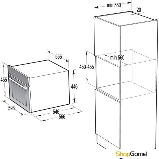 Духовой шкаф Gorenje GCS773B