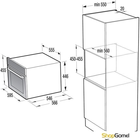 Духовой шкаф Gorenje GCS773X