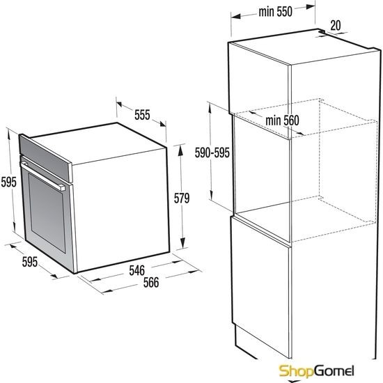 Духовой шкаф Gorenje GO778B