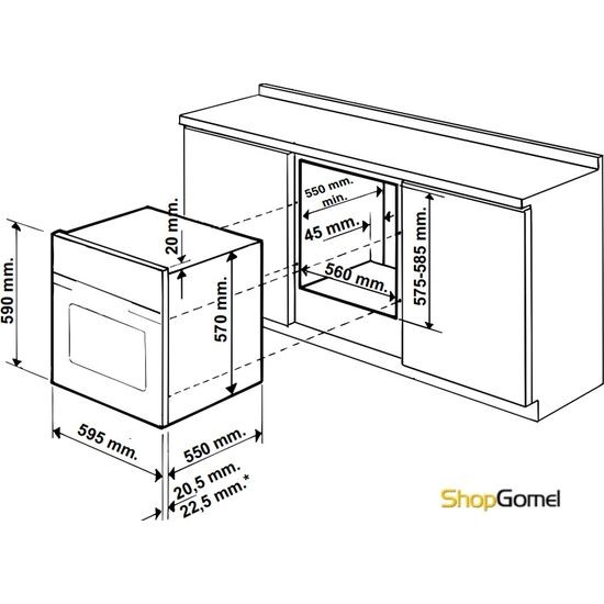 Духовой шкаф Hotpoint-Ariston 7OFK1049LS E X RU/HA
