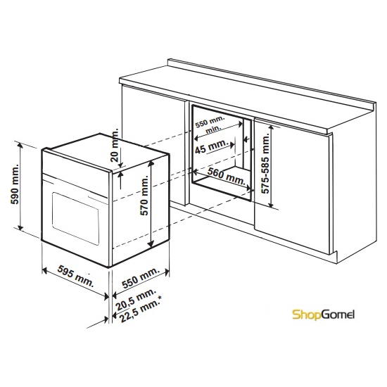 Духовой шкаф Hotpoint-Ariston FKQ 637 J W HA S