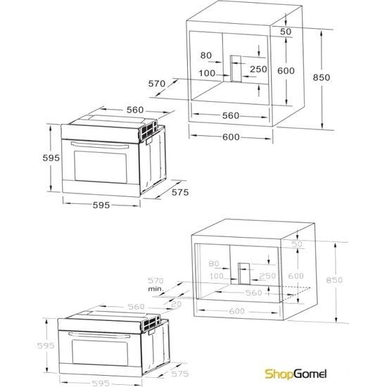 Духовой шкаф Midea 65DME40003