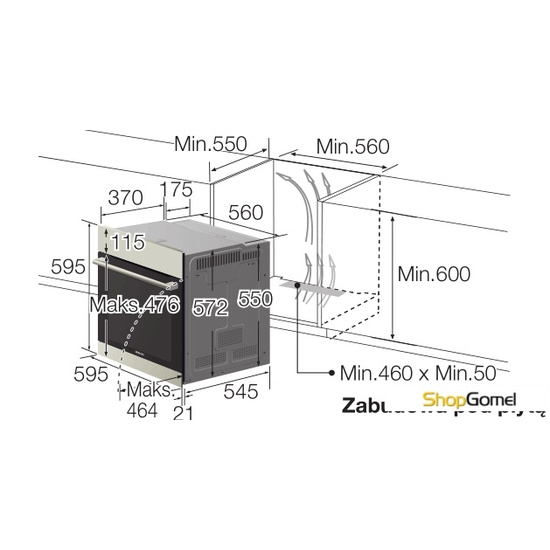 Духовой шкаф Samsung BQ2D7G144