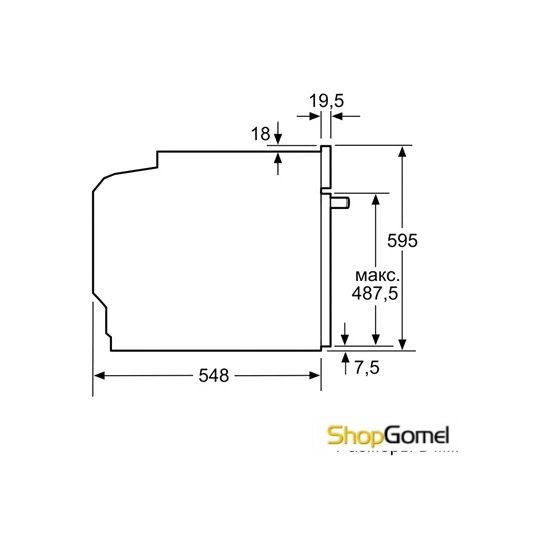 Духовой шкаф Siemens HB634GHS1