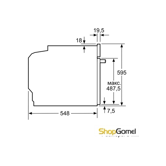 Духовой шкаф Siemens HB655GTS1