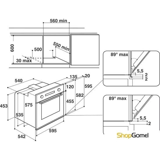 Духовой шкаф Whirlpool AKP 244/IX