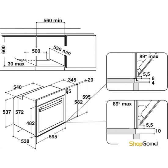 Духовой шкаф Whirlpool AKZM 6610/WA