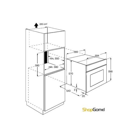 Духовой шкаф Zanussi ZOA35701XK
