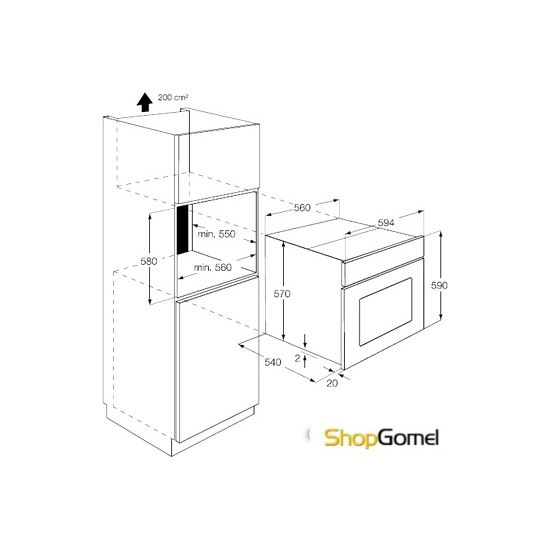 Духовой шкаф Zanussi ZOB525321X