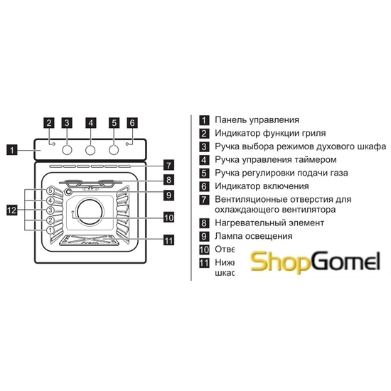 Духовой шкаф Zanussi ZOG511217C