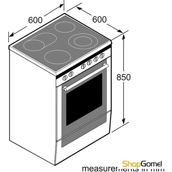 Кухонная плита Bosch HCA644150R