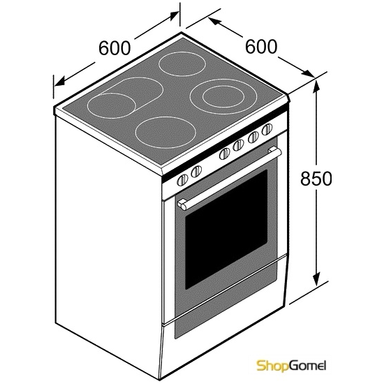 Кухонная плита Bosch HCA744650R