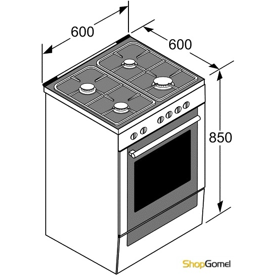 Кухонная плита Bosch HGD74X455R