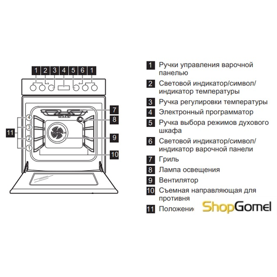 Кухонная плита Electrolux EKC954506W