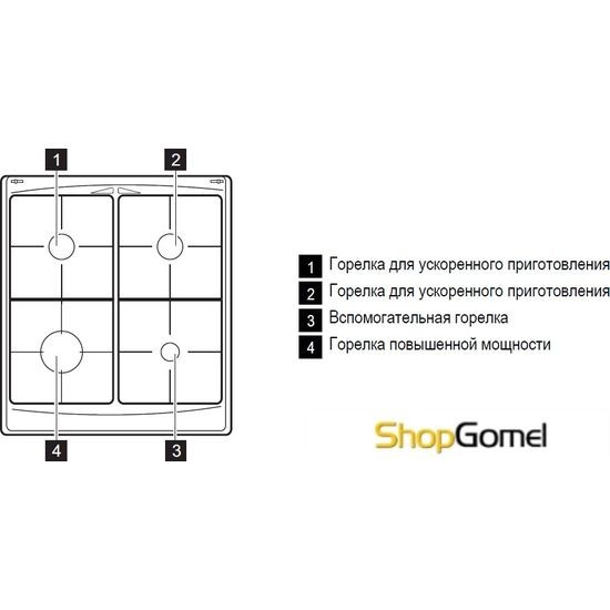 Кухонная плита Electrolux EKG960100W