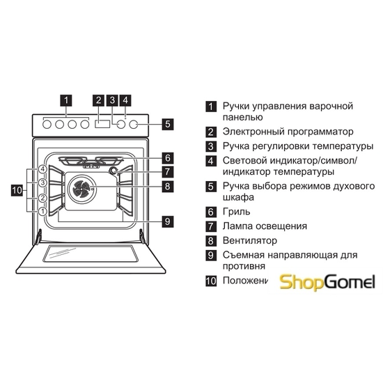 Кухонная плита Electrolux EKK954504X