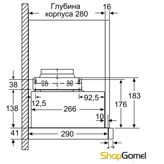 Кухонная вытяжка Siemens LI64MA520